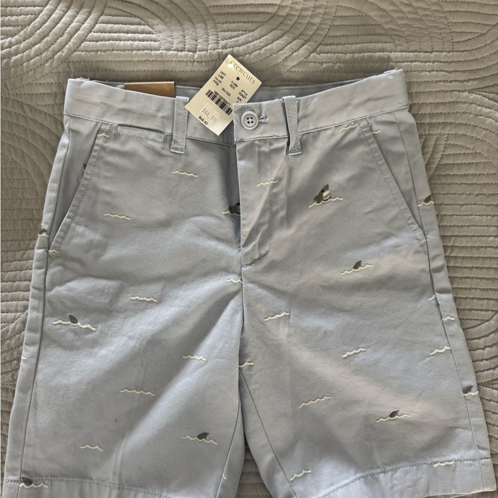 Crewcuts Light Blue Patterned Kids Shorts